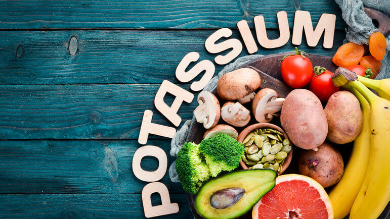 Les légumes verts ont généralement un bon ratio apport potassique/apport calorique. 