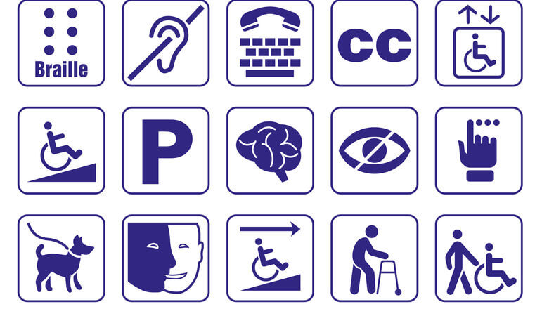 Pour les handicaps visibles et non visibles.