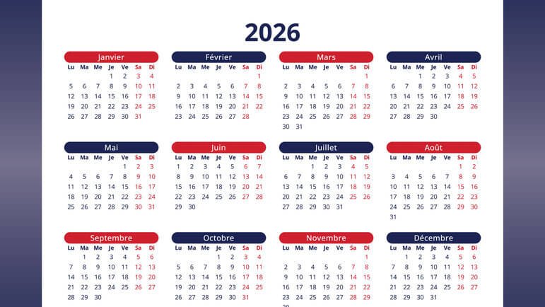 Le calendrier des vaccinations est mis à jour en cours d'année en fonction des actualités.