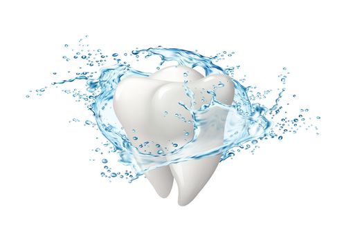 Lorsque l'élimination de la plaque dentaire ne peut être réalisée de façon optimale, l’utilisation d’un bain de bouche antiseptique permet alors de pallier cette déficience le plus souvent temporaire (illustration).