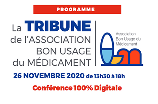 Le 26 novembre 2020, l’ABUM a organisé une tribune sur le thème « Bon usage du médicament : questions et enseignements d’une crise sanitaire » (illustration).