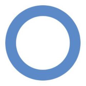 Le cercle universel bleu, symbole du diabète (© Fédération internationale du diabète, Wikimedia)