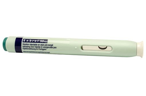  Des modalités d'utilisation différentes avec le nouveau stylo MYCLIC d'ENBREL 50 mg solution injectable. 