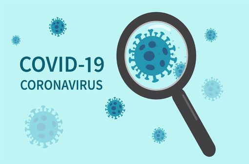 Les nouvelles données sur l'épidémie COVID-19 (illustration).