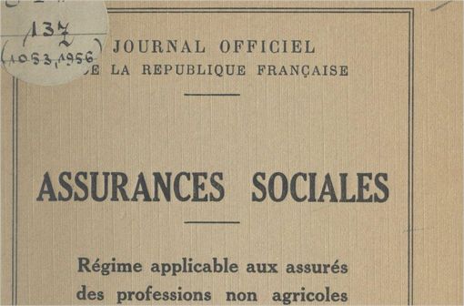 Le texte de 1945 ayant jeté les bases de la Sécurité sociale et de ses rapports avec le corps médical  (© Bibliothèque Nationale de France).