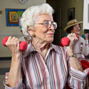 femme âgée sport
