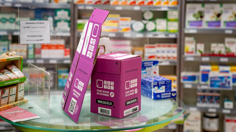 Un circuit de collecte spécifique des e-Dasri est opérationnel dans toute la France.