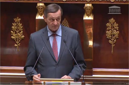 Gérard Bapt lors de la présentation du PLFRSS, séance du 30 juin 2014 (capture d'écran, © videos.assemblee-nationale.fr)