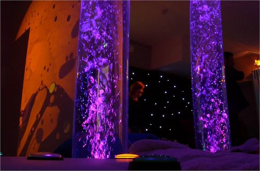 L'espace snoezelen de la Villa du Tertre a été conçu pour stimuler en douceur les sens des résidents.